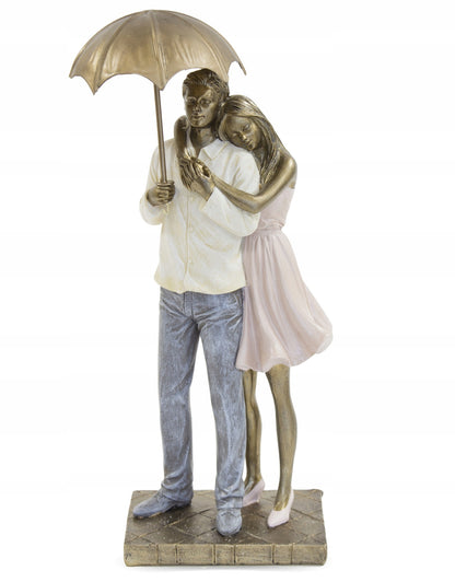 Figurka statuetka zakochana para prezen na ślub zaręczyny parapetówkę