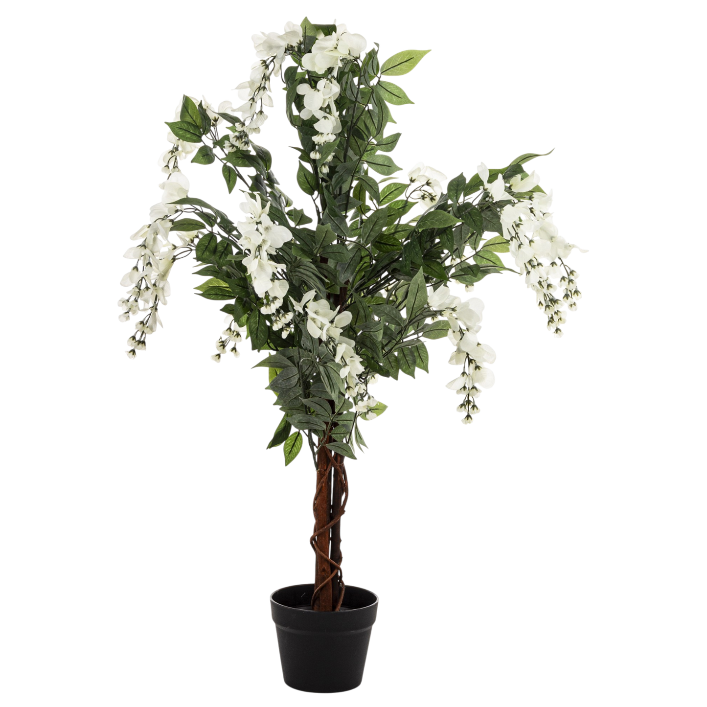 Drzewko Dekoracyjne Wisteria 96 cm sztuczny krzew ozdobny w doniczce