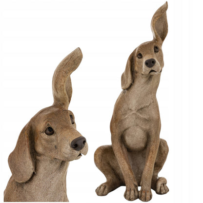 Figurka ogrodowa pies wyjątkowa dekoracja zewnętrzna duży 77 cm