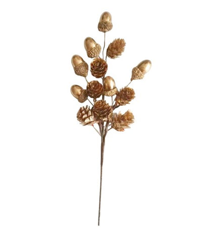 Gałązka dekoracyjna złoty tworzywo sztuczne 29 cm cm