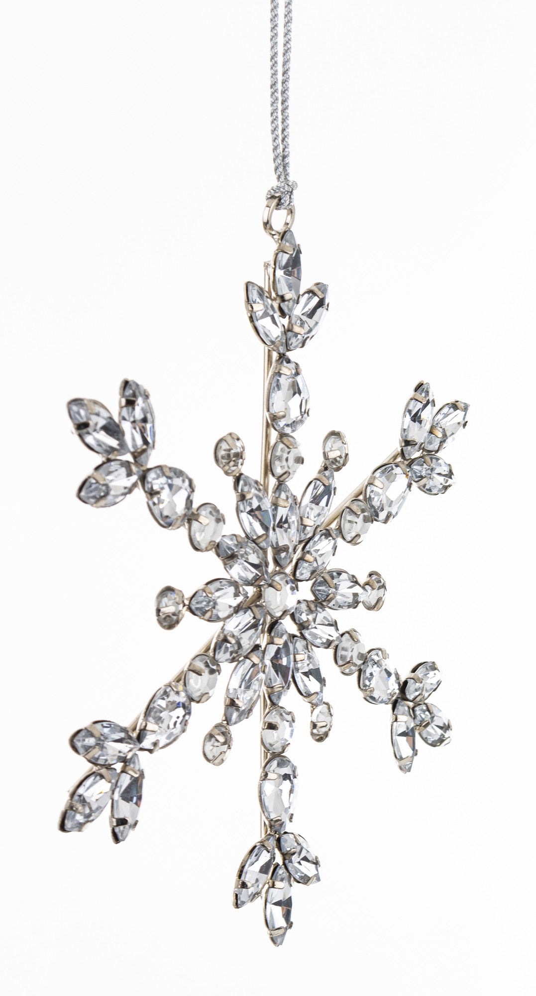 Zawieszka metalowa srebrna 13,5x11x1 cm