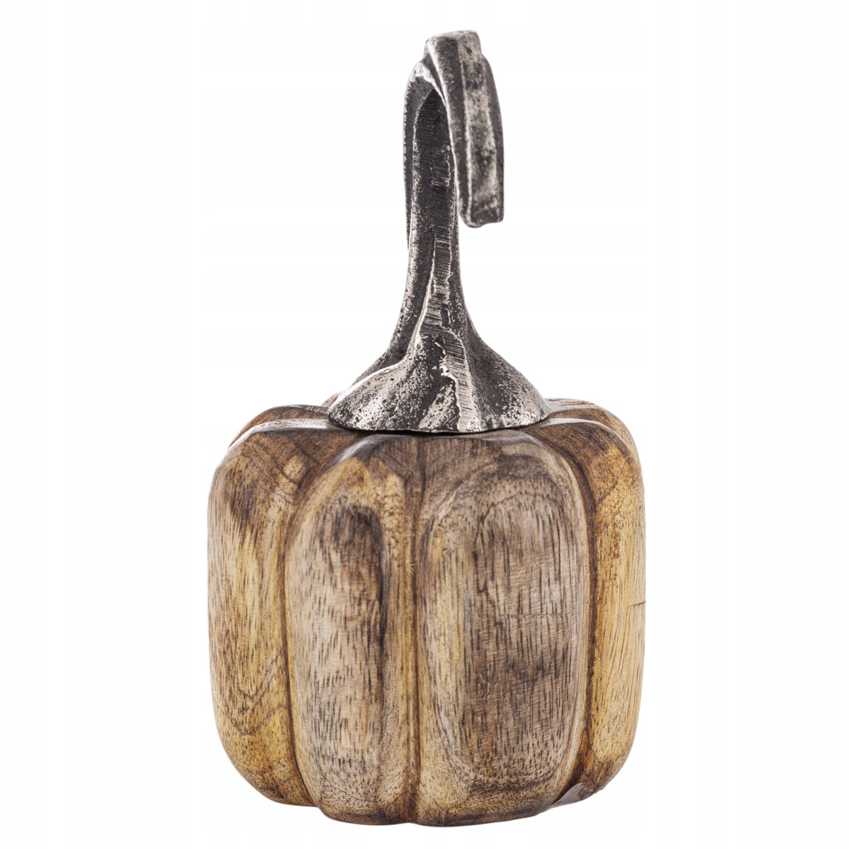 Figurka dekoracyjna dynia drewniana 14x8,5x8,5 cm drewno mango