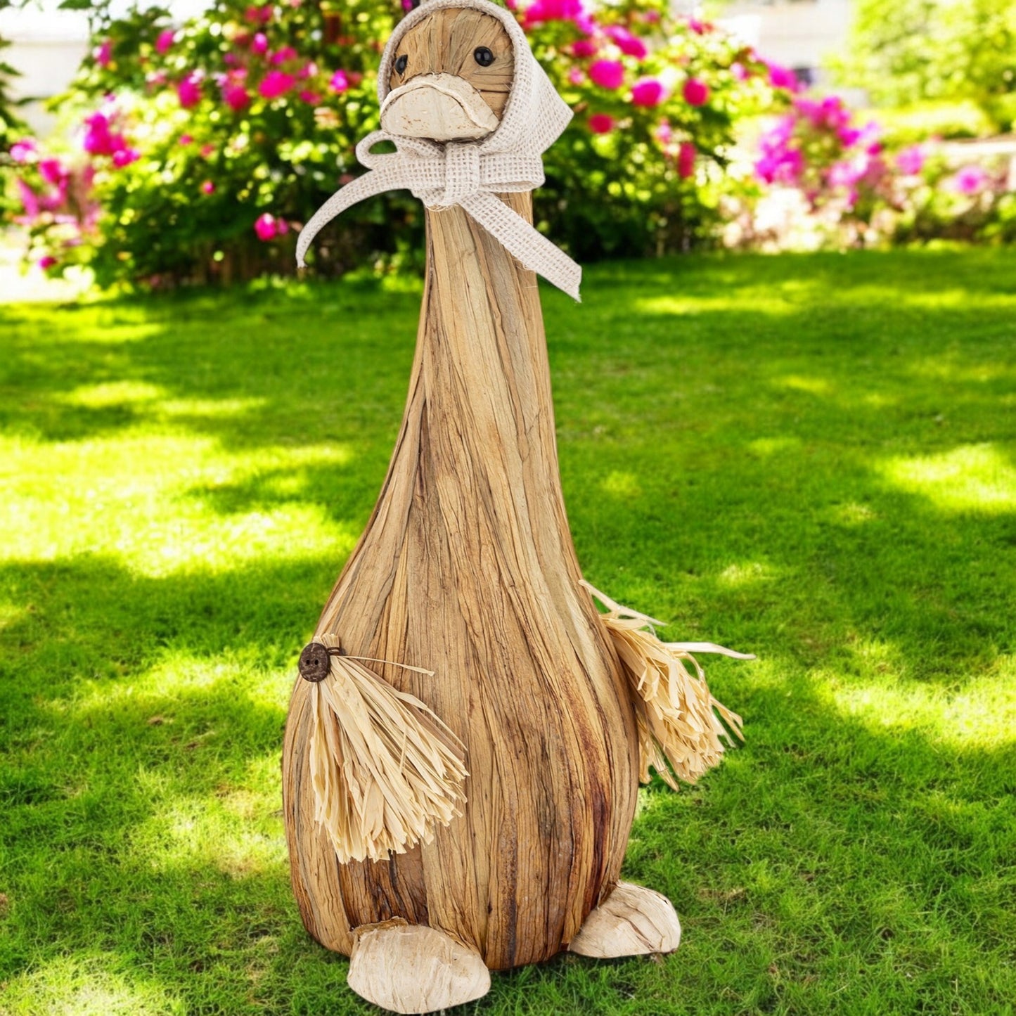 Figurka Kaczka 39cm ozdoba dekoracyjna gęś wielkanocna