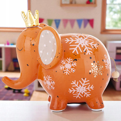Skarbonka ceramiczna Słoń Słonik figurka ozdoba prezent dla dziecka
