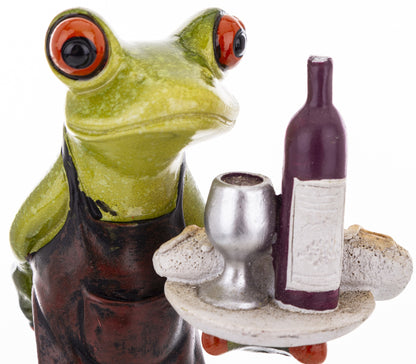 figurka żaba kelner żabka śmieszny prezent drink