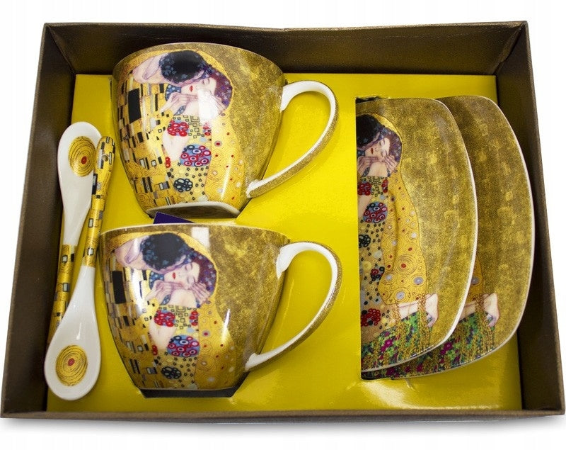 Filiżanka Gustav Klimt porcelana 250 ml 2 szt. serwis kawowy