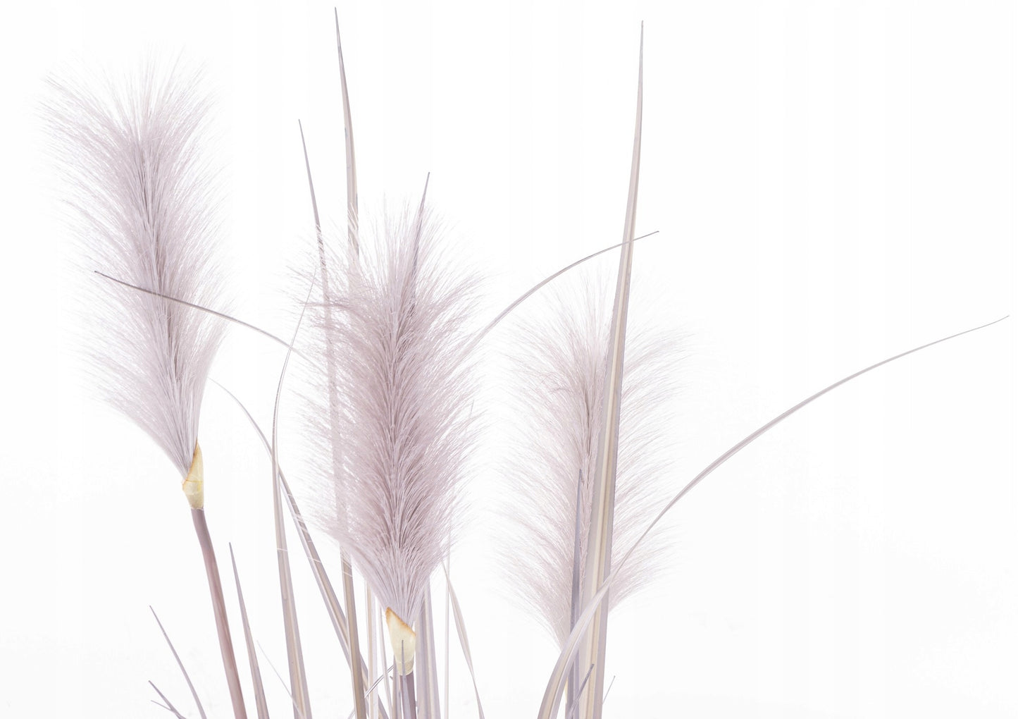 Trawa sztuczna ozdobna pampas donica beżowa 121cm