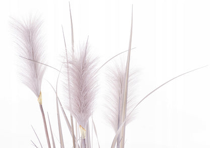 Trawa sztuczna ozdobna pampas donica beżowa 121cm