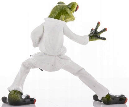 Figurka żaba karate figura karateki dekoracja prezent sztuki walki