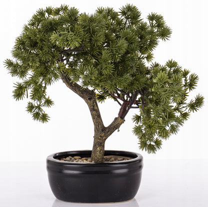 Sztuczne drzewko Bonsai w doniczce 31x30x24 naturalne wysoka jakość