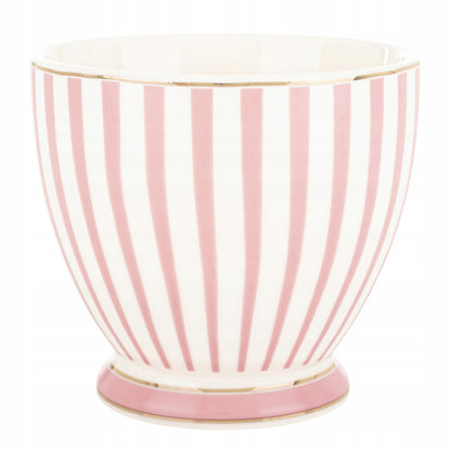 Kubek porcelanowy w pudełku na prezent różowy biały porcelana 450 ml
