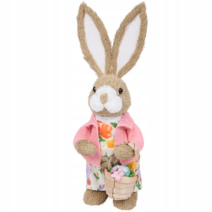 Figurka wielkanocna zając 35 cm dekoracyjny królik zajączek