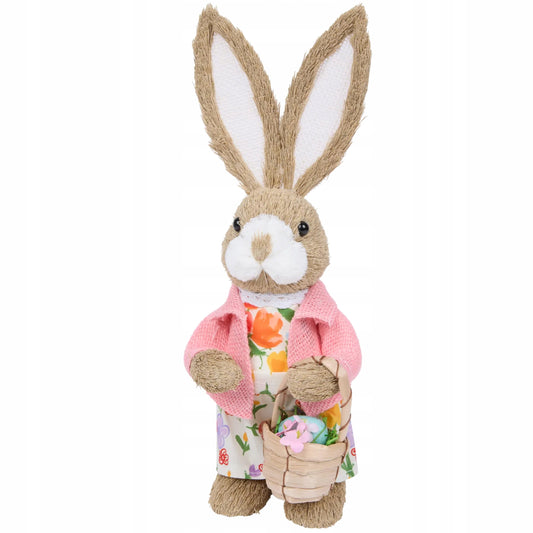 Figurka wielkanocna zając 35 cm dekoracyjny królik zajączek