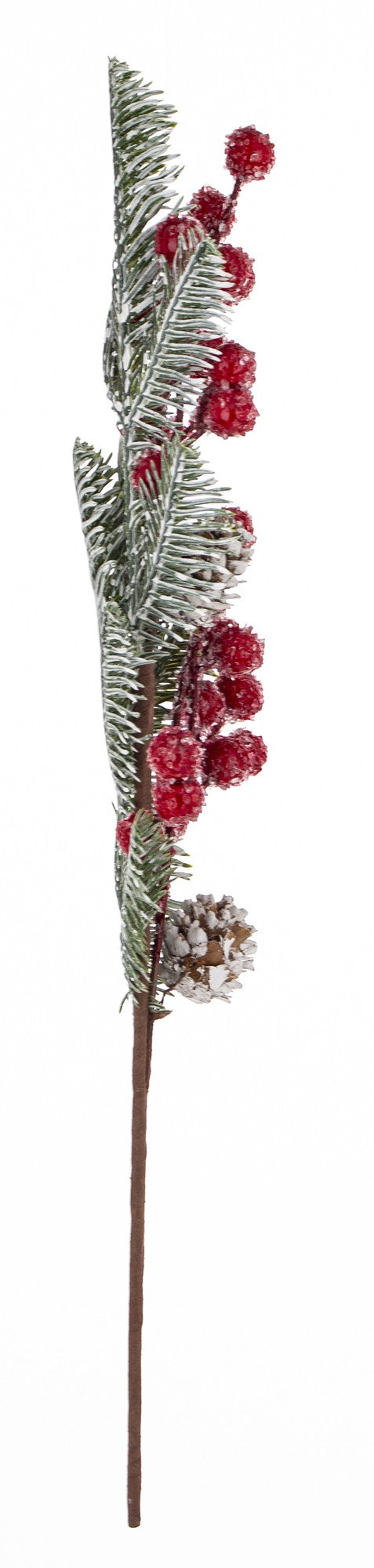 Gałązka czerwono-zielona 45x10x6 cm