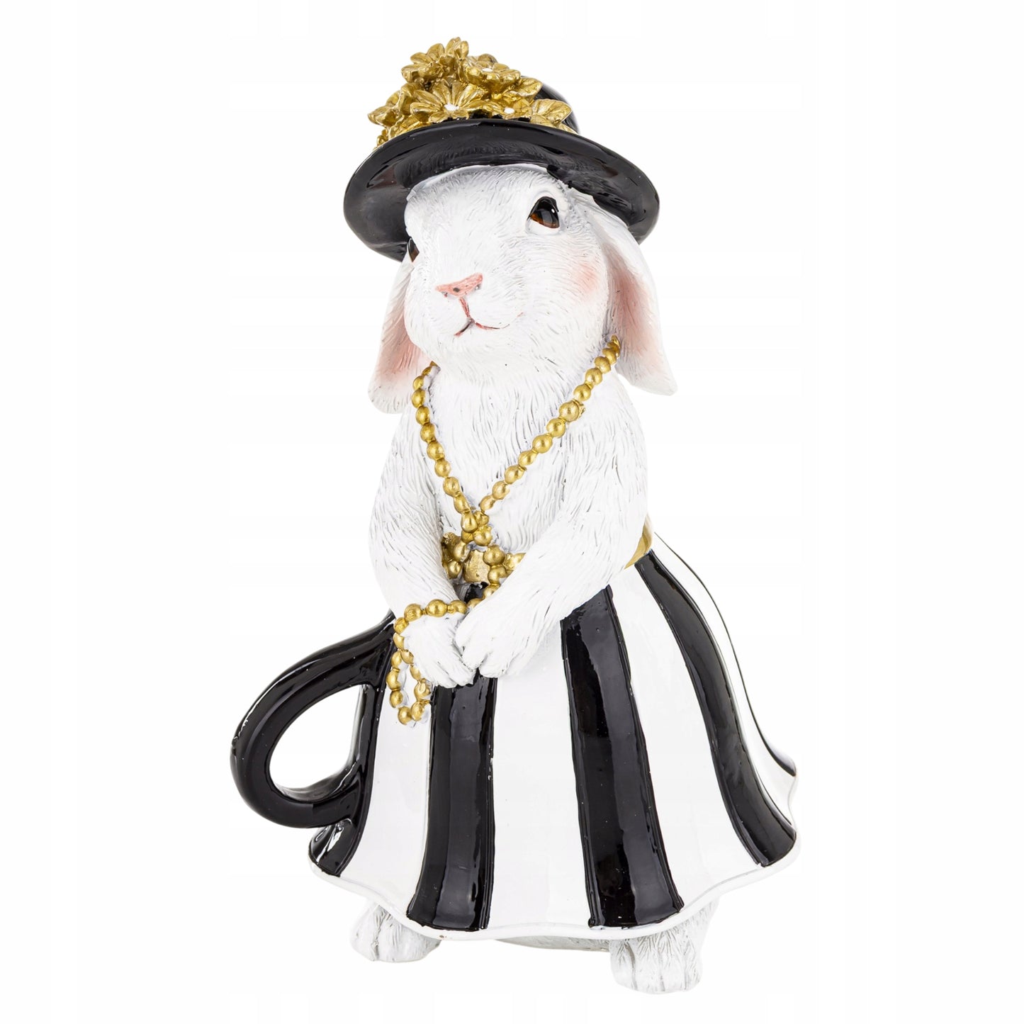 Figurka wielkanocna Elegancka Króliczka Glamour Pani królik dekoracja