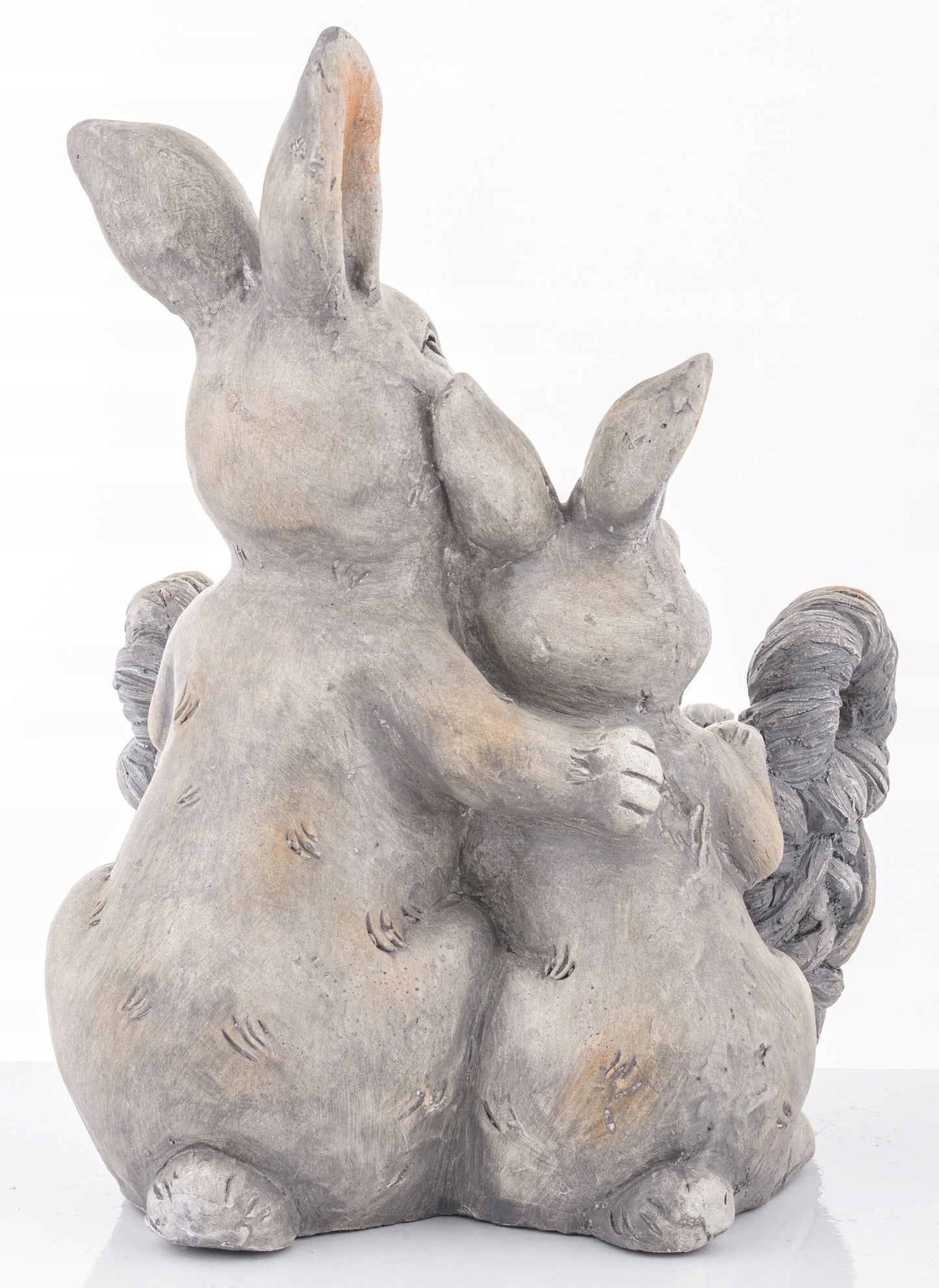 osłonka figurka zając koszyk 38 cm Królik wielkanocny doniczka koszyczek