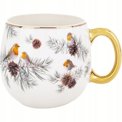 Porcelanowy Kubek w pudełku na prezent baryłka 530 ml duży filiżanka