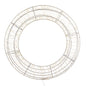 Ozdoba wieniec LED biała 48x48x9 cm