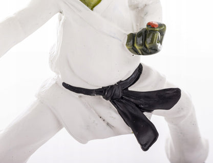 Figurka żaba karate figura karateki dekoracja prezent sztuki walki