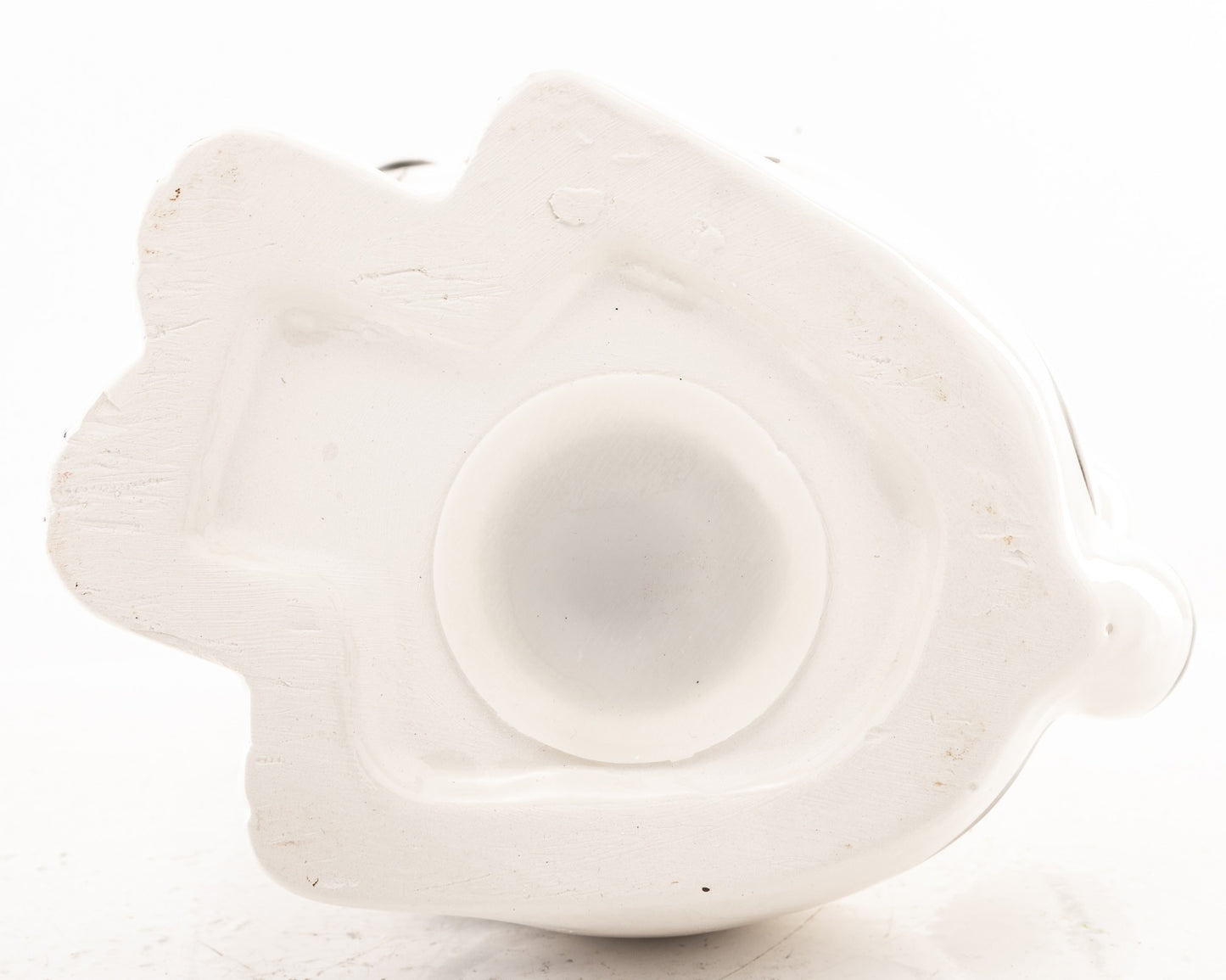 Skarbonka DUŻA Otwierana Ceramiczna Biała KOT 17,5