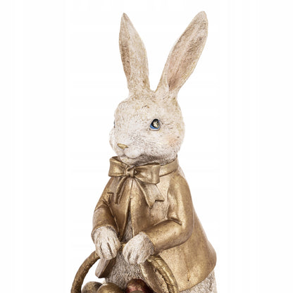 Figurka Królik koszyczek pisanki Dekoracja XXL 50cm ozdoba Stołu zając