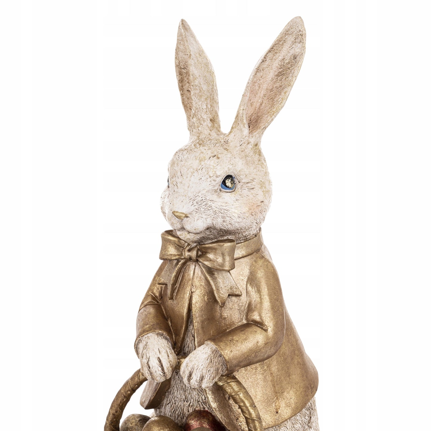 Figurka Królik koszyczek pisanki Dekoracja XXL 50cm ozdoba Stołu zając