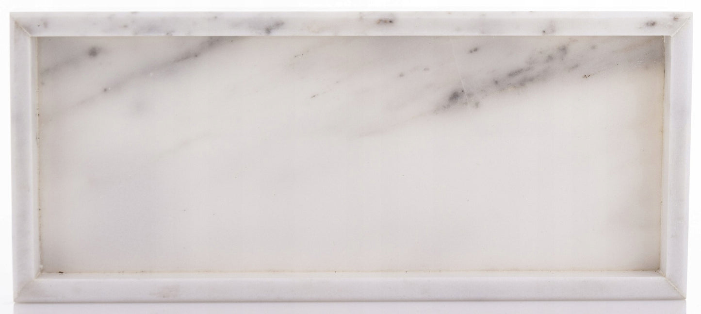 Taca Dekoracyjna Patera ozdobna marmurowa 30x13 cm