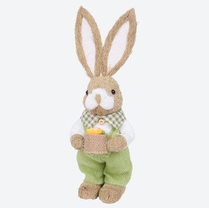 Figurka wielkanocna króli zając 35 cm dekoracyjny wielkanocny zajączek