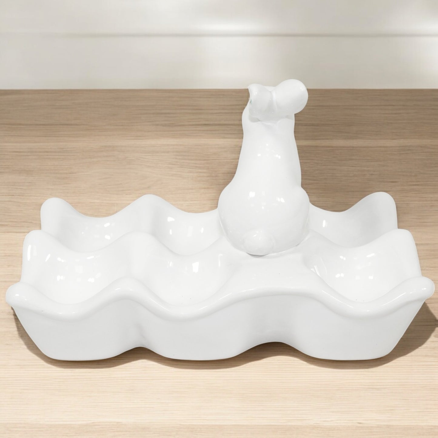 talerz na jajka półmisek podstawka ceramiczna