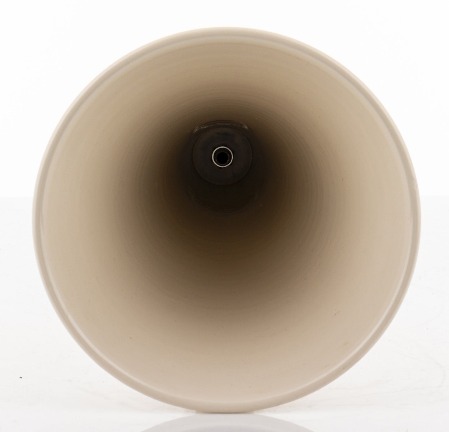 Wazon metalowy biały-czarny-złoty 61x18,5x18,5