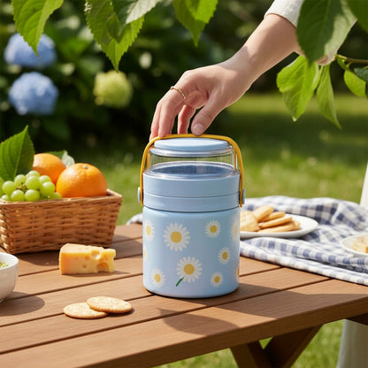 Pojemnik na lunch kubek termiczny na jogurt zupę sałatkę śniadaniowy 400ml