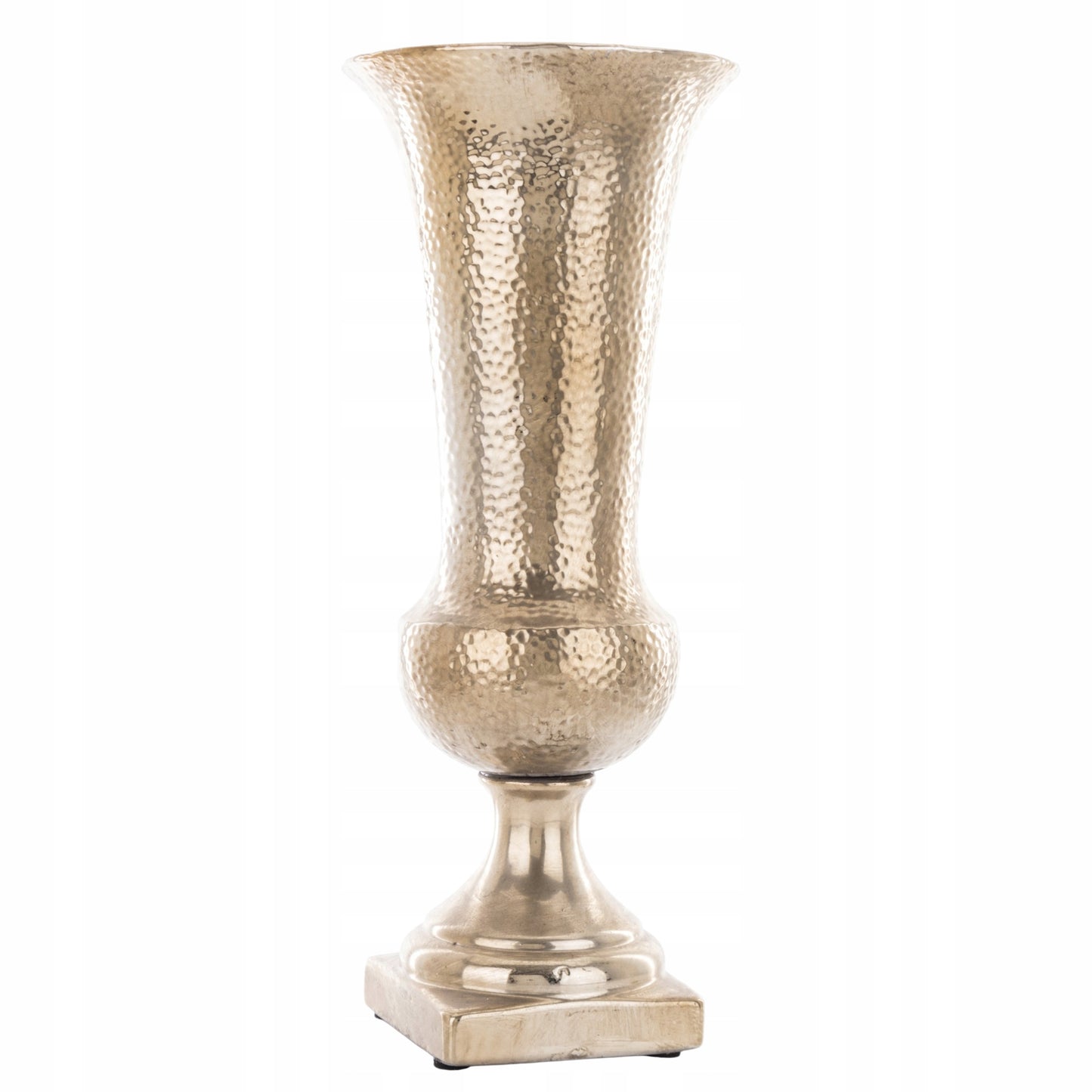 DUŻY Wazon ceramiczny złoty glamour dekoracja na kwiaty do Salonu i Jadalni