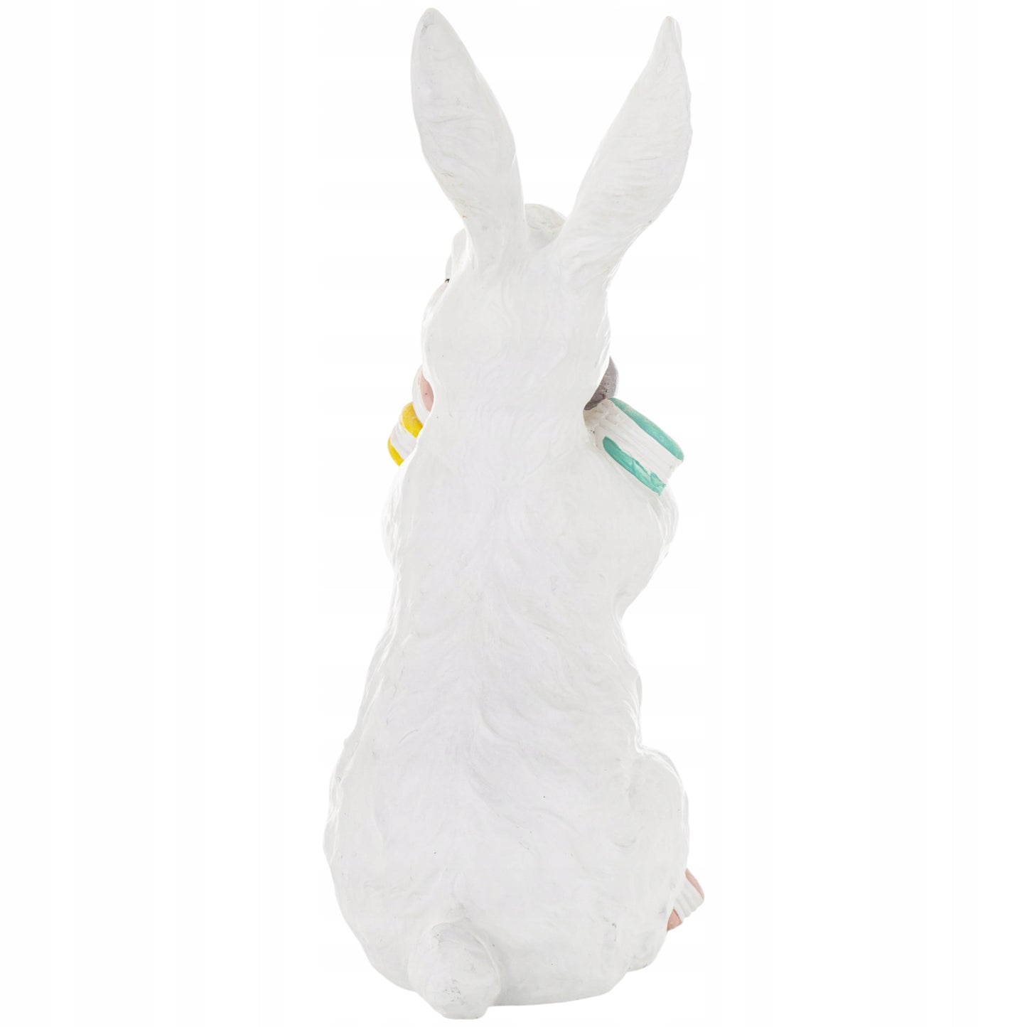 Figurka zajączek z makaronikami ozdoba wielkanocna wiosna duża 60,50 cm