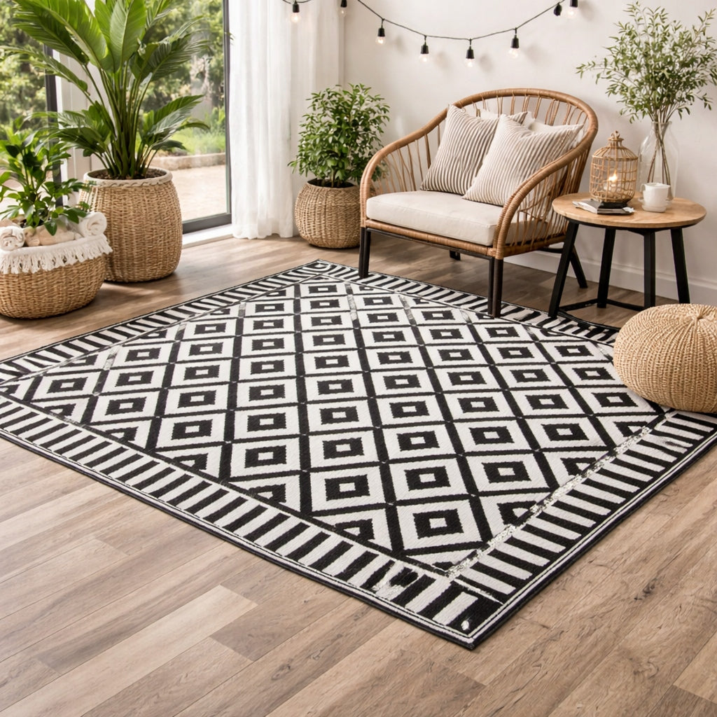 Dywan mata na balkon do ogrodu 120 x 180 zewnętrzny tarasowy wodoodporny