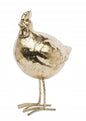 figurka kura wielkanocna kurka złota 13 cm