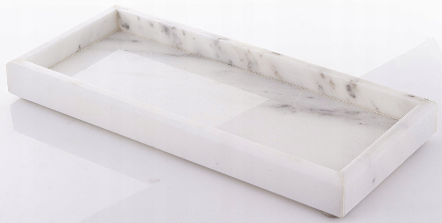 Taca Dekoracyjna Patera ozdobna marmurowa 30x13 cm