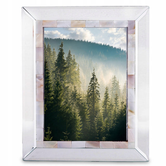 Ramka lustrzana glamour zdobiona 13x18