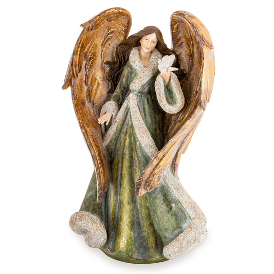 Figurka świąteczna anioł tworzywo sztuczne 53,5x30x23,5 cm