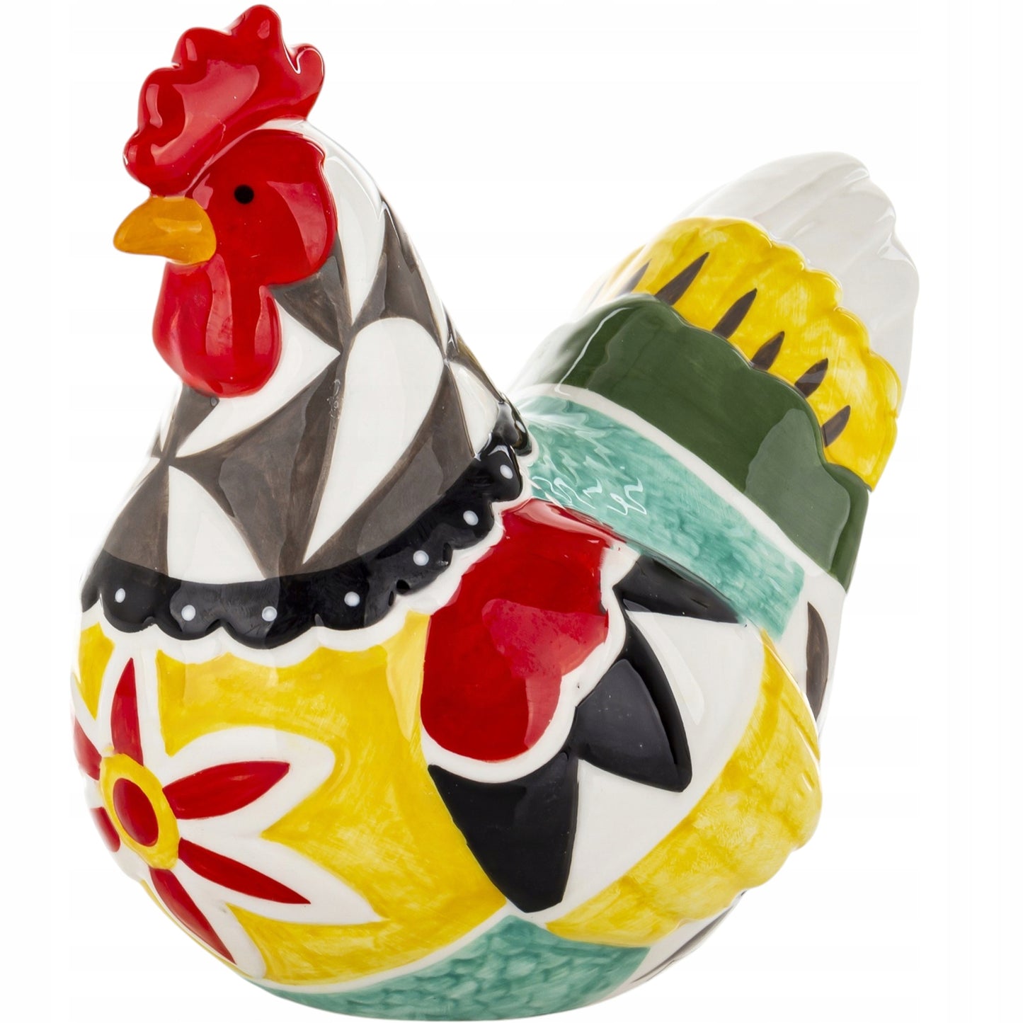 Figurka kura wielkanocna kolorowa ozdoba 22,5x15x23 CM