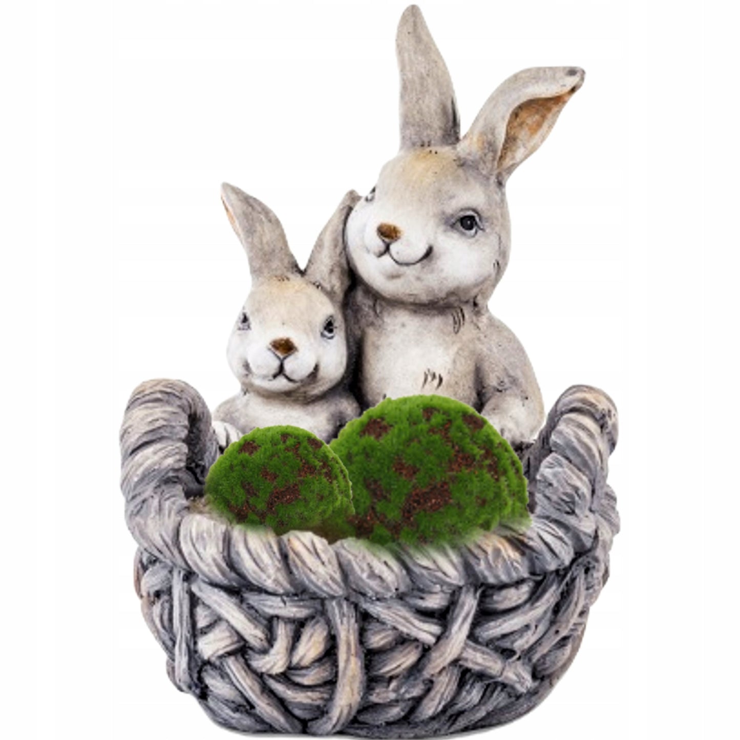 osłonka figurka zając koszyk 38 cm Królik wielkanocny doniczka koszyczek
